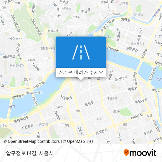 압구정로14길 지도