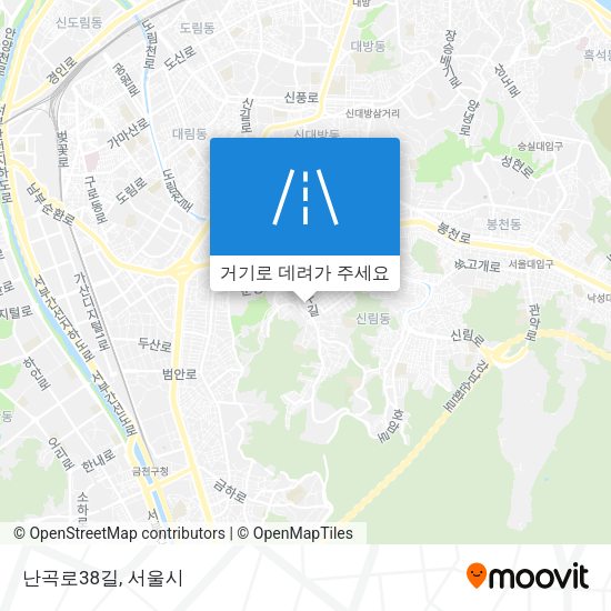 난곡로38길 지도