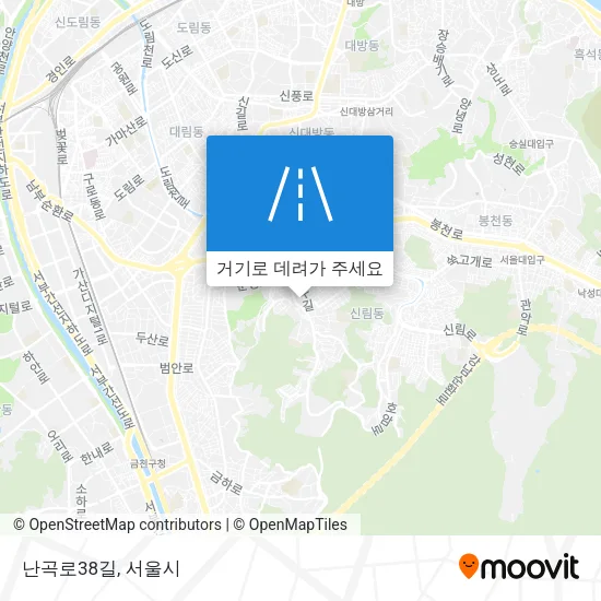 난곡로38길 지도