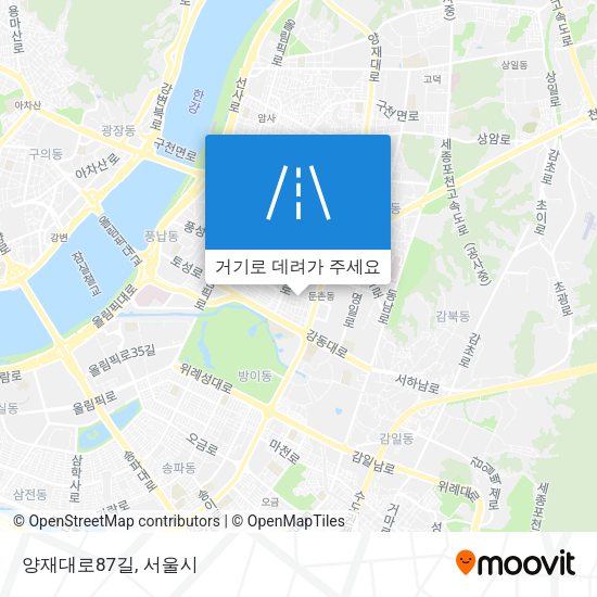 양재대로87길 지도