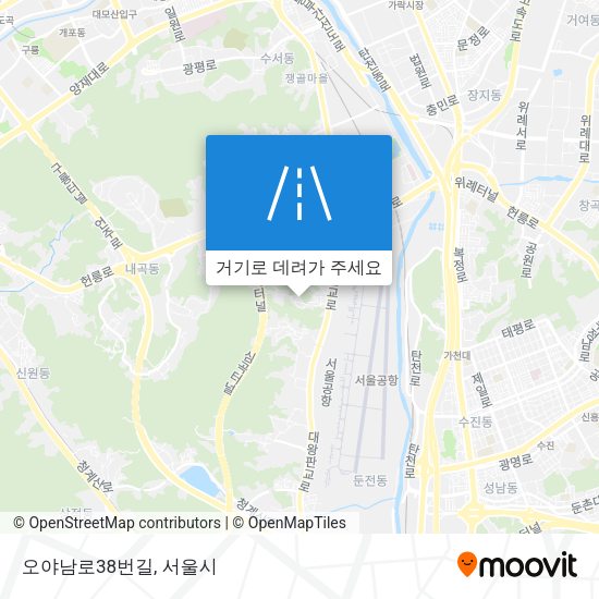 오야남로38번길 지도