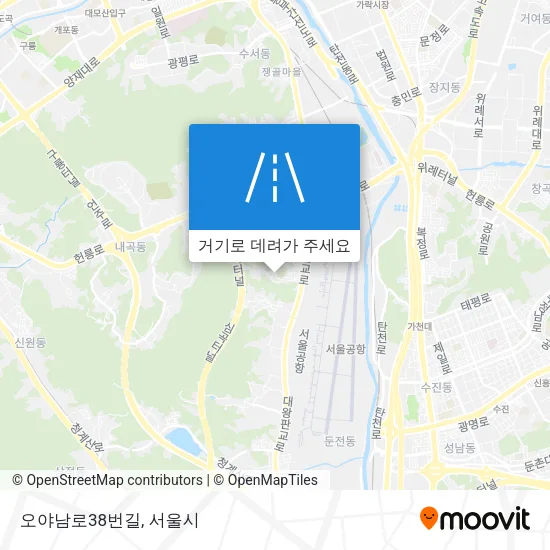 오야남로38번길 지도