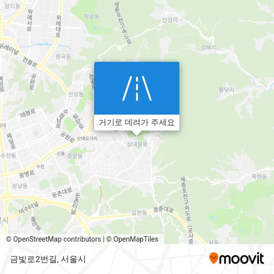 금빛로2번길 지도