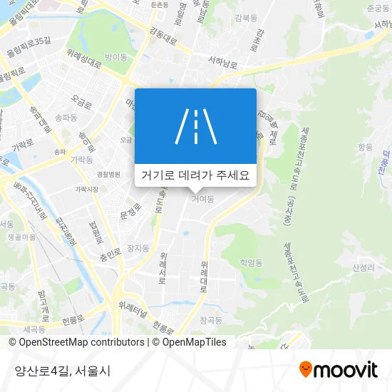 양산로4길 지도