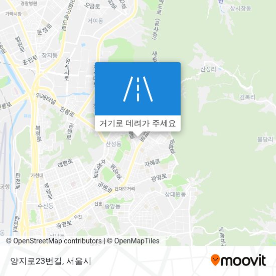 양지로23번길 지도