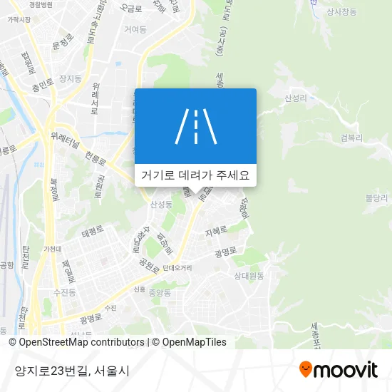 양지로23번길 지도