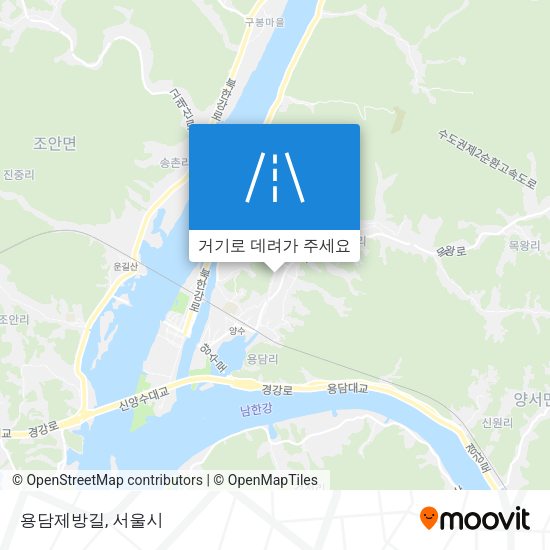 용담제방길 지도