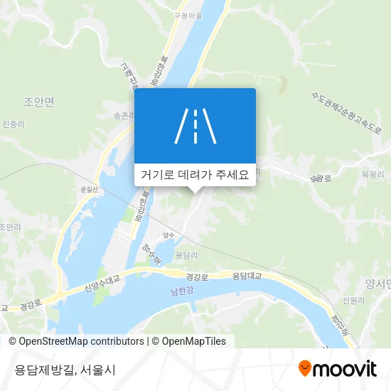 용담제방길 지도