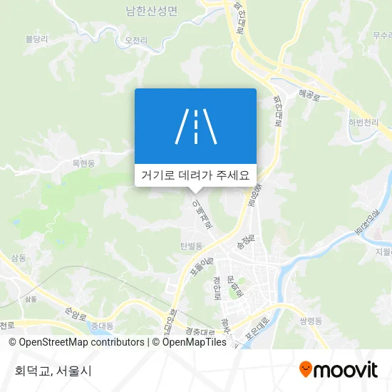 회덕교 지도