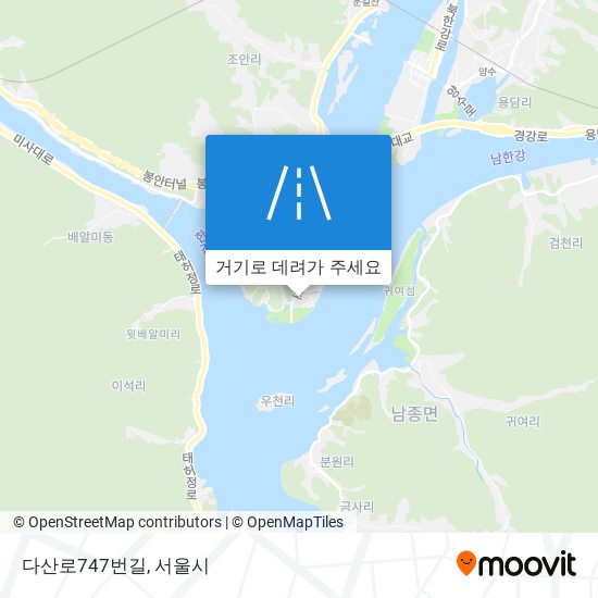 다산로747번길 지도