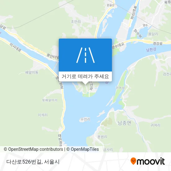 다산로526번길 지도