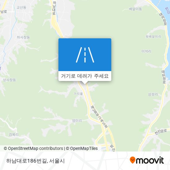 하남대로186번길 지도