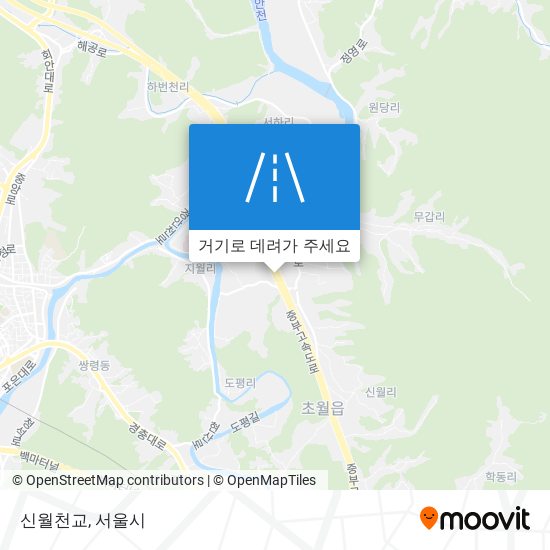 신월천교 지도