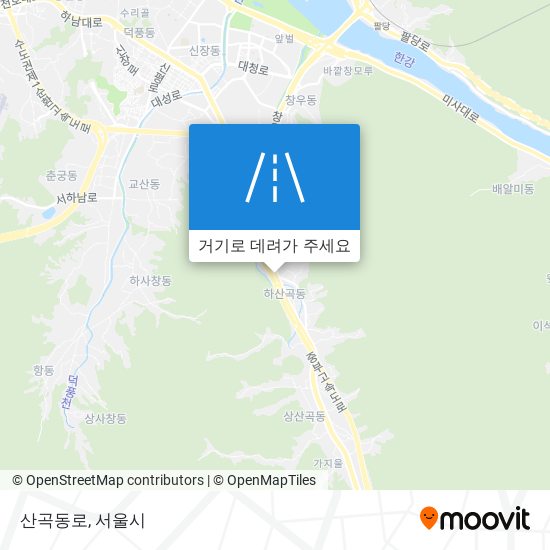 산곡동로 지도