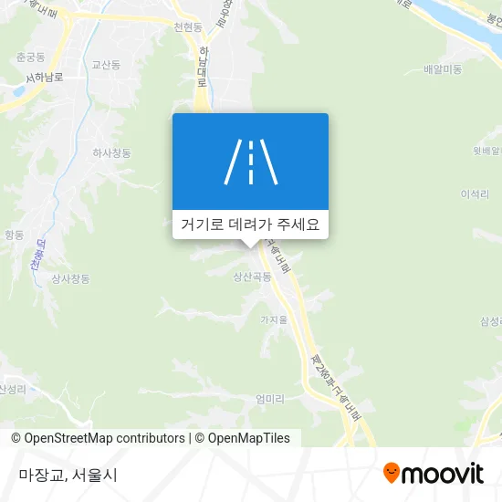 마장교 지도