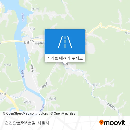 천진암로596번길 지도