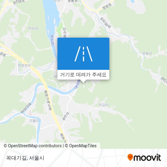 꼭대기길 지도