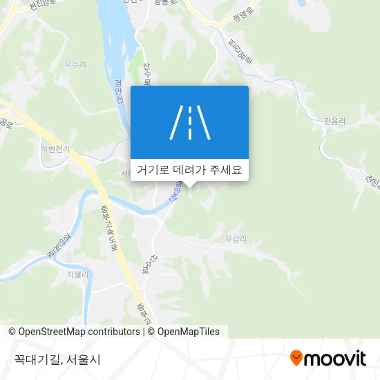 꼭대기길 지도