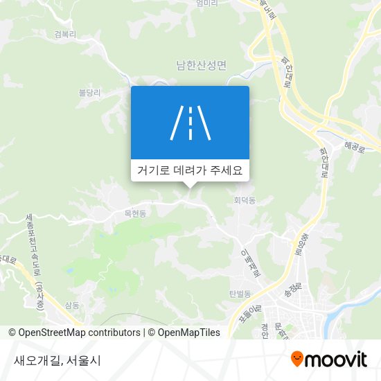 새오개길 지도