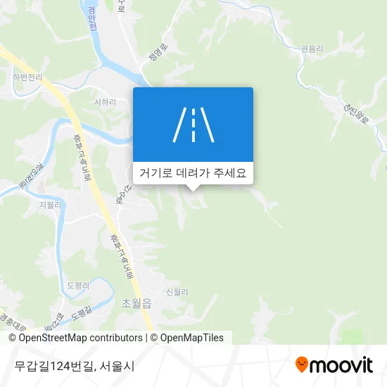 무갑길124번길 지도