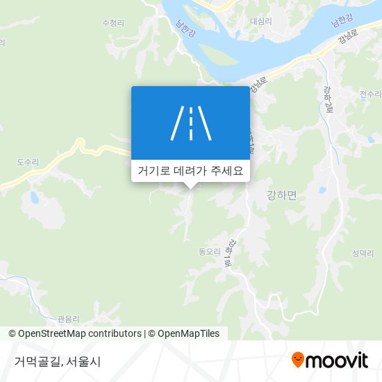 거먹골길 지도