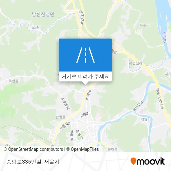 중앙로335번길 지도