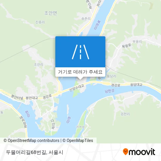 두물머리길68번길 지도