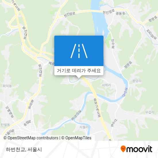 하번천교 지도