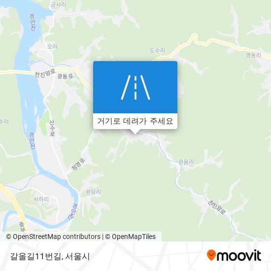 갈올길11번길 지도