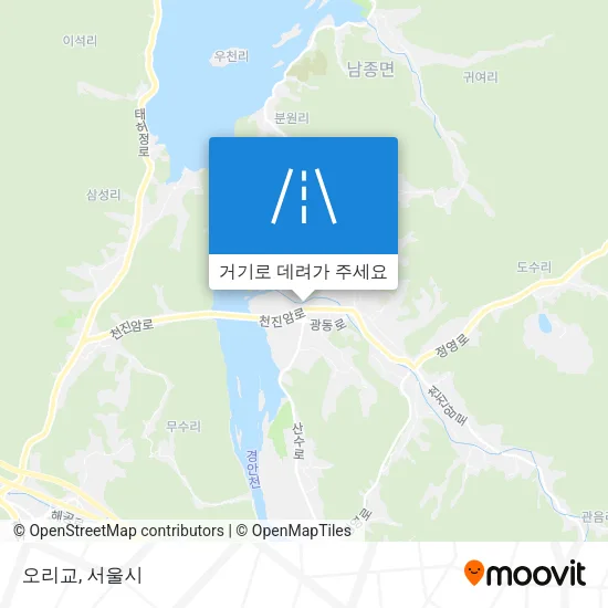 오리교 지도