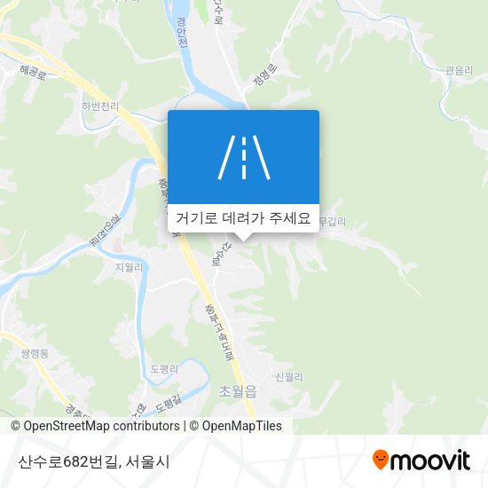 산수로682번길 지도