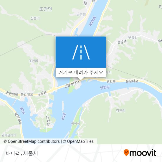 배다리 지도