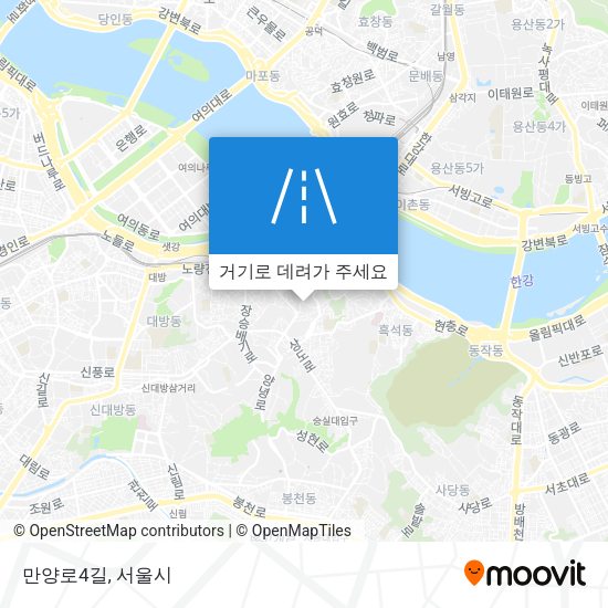 만양로4길 지도