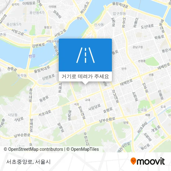 서초중앙로 지도