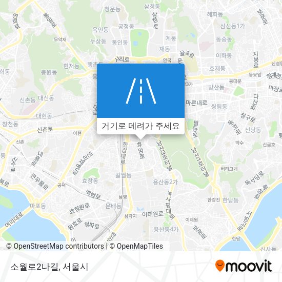 소월로2나길 지도