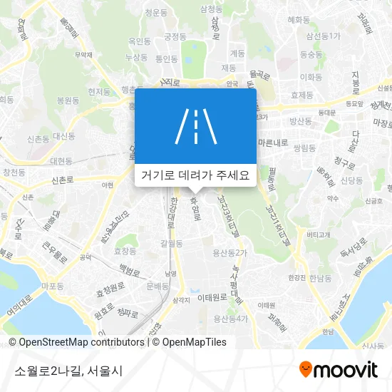 소월로2나길 지도
