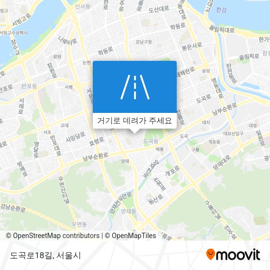 도곡로18길 지도