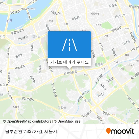 남부순환로337가길 지도