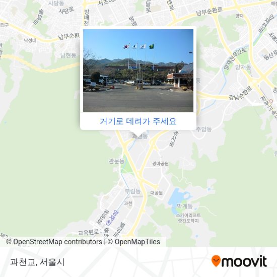 과천교 지도