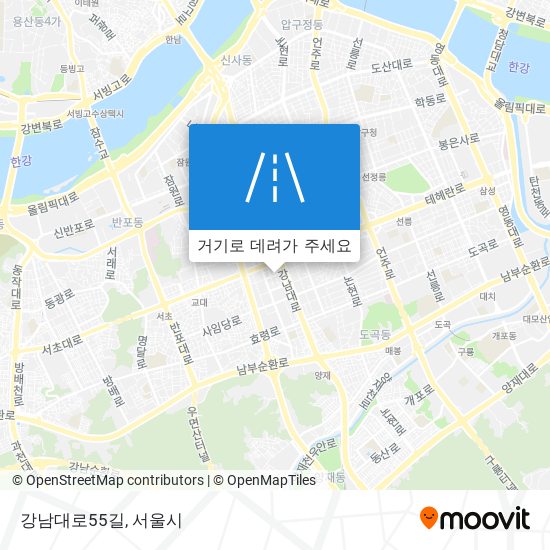 강남대로55길 지도