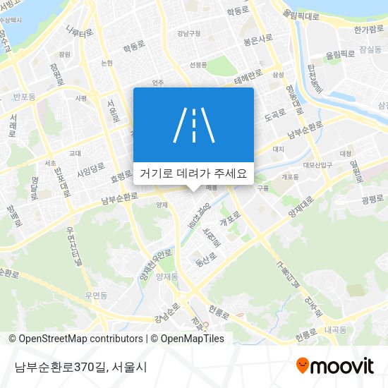 남부순환로370길 지도