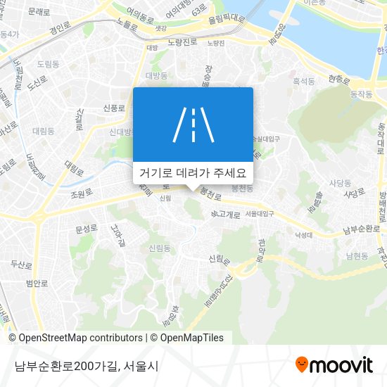 남부순환로200가길 지도