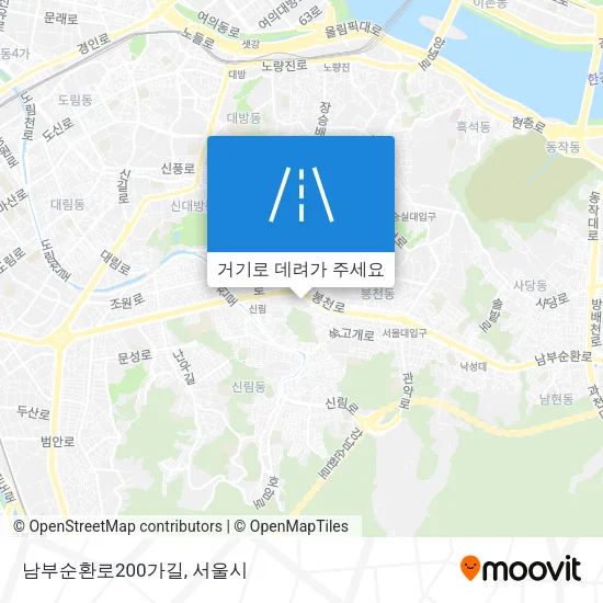 남부순환로200가길 지도