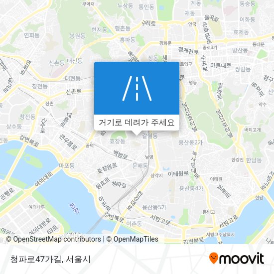 청파로47가길 지도