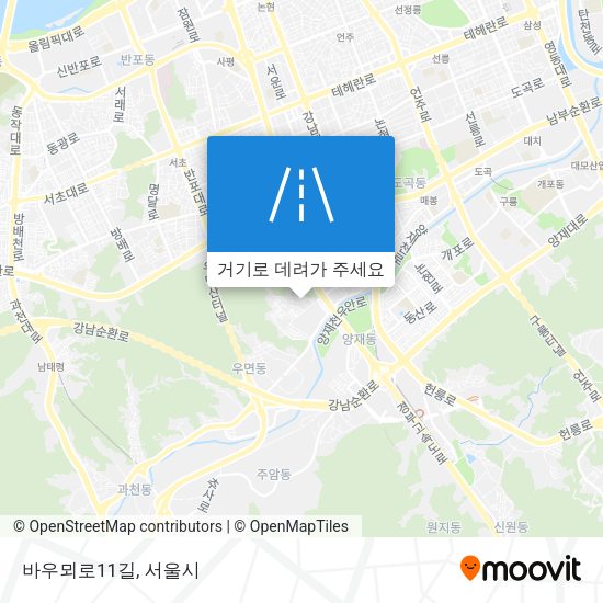 바우뫼로11길 지도