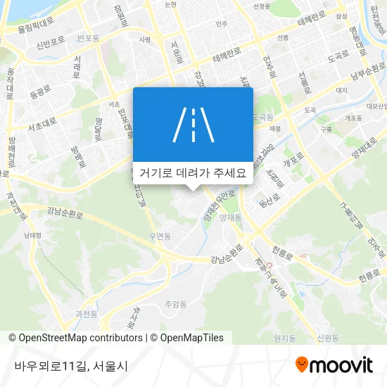 바우뫼로11길 지도