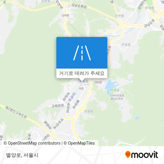 별양로 지도