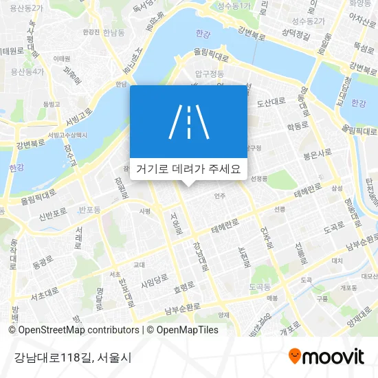 강남대로118길 지도