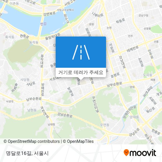 명달로16길 지도