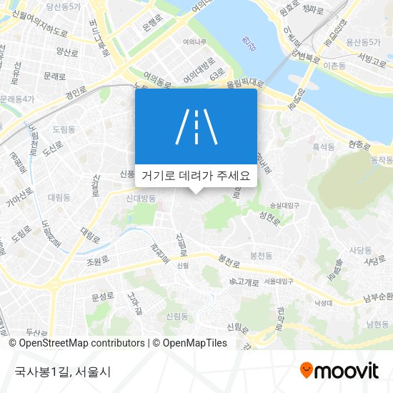 국사봉1길 지도